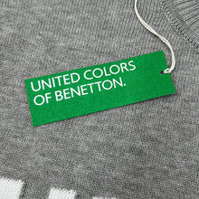 Load image into Gallery viewer, UNITED COLORS OF BENETTON Big Spellout Knit Crewneck Sweater Jumper
