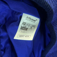 Load image into Gallery viewer, Vintage St Michael Marks &amp; Spencer Golf Pure New Wool Windbreaker Lined Jumper
