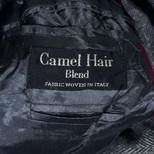 Load image into Gallery viewer, Vintage Gianfranco Ruffini Grey Herringbone Tweed Camel Hair Blend Blazer Jacket
