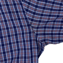 Load image into Gallery viewer, Vintage 80&#39;s Destry Cowboy Western Plaid Check Popper Long Sleeve Shirt
