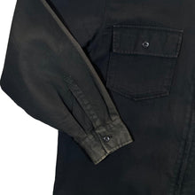 Load image into Gallery viewer, CATERPILLAR Classic Black Canvas Cotton Zip Workwear Skater Bomber Chore Jacket
