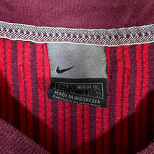 Load image into Gallery viewer, Vintage NIKE Classic Red Striped V-Neck Short Sleeve Polo Shirt
