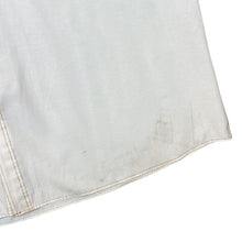Load image into Gallery viewer, Vintage Jeaxxs Cowboy Western Embroidered White Grey Cotton Blend Long Sleeve Shirt
