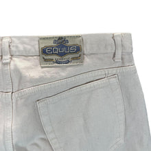 Load image into Gallery viewer, Vintage EQUUS Classic Cream Straight Leg Regular Fit Cotton Denim Jeans
