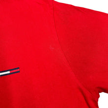 Load image into Gallery viewer, Early 00&#39;s TOMMY JEANS Tommy Hiliger Embroidered Mini Logo V-Neck T-Shirt
