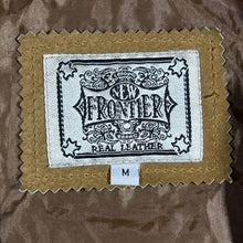 Load image into Gallery viewer, Vintage New Frontier Western Brown Real Suede Leather Button Waistcoat Vest
