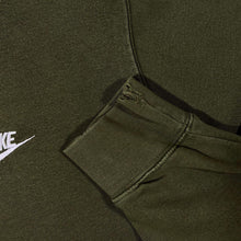 Load image into Gallery viewer, Nike Classic Embroidered Mini Logo Khaki Green Crewneck Sweatshirt
