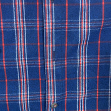Load image into Gallery viewer, Berghaus Classic Blue Red Plaid Check Polyamide Long Sleeve Flannel Shirt
