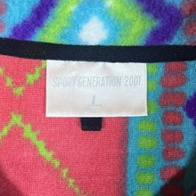 Load image into Gallery viewer, Vintage SPORT GENERATION 2001 Crazy Abstract Patterned Short Sleeve 1/4 Zip Fleece Sweatshirt

