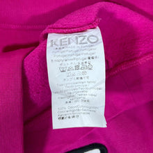 Load image into Gallery viewer, KENZO PARIS Embroidered Logo Spellout Hot Pink Crewneck Sweatshirt
