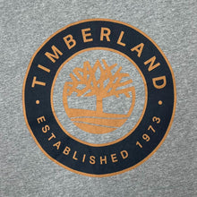 Load image into Gallery viewer, Timberland Grey Classic Big Logo Spellout Graphic Cotton T-Shirt
