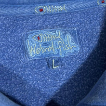 Load image into Gallery viewer, Early 00&#39;s Weird Fish Embroidered Logo Washed Blue 1/4 Zip Pullover Sweatshirt
