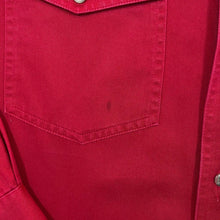 Load image into Gallery viewer, Vintage Wrangler Western Shirts Red Cotton Long Sleeve Button-Up Shirt
