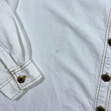 Load image into Gallery viewer, Vintage Forbidden Co. Aztec Pattern Cowboy Western Cotton White Long Sleeve Shirt
