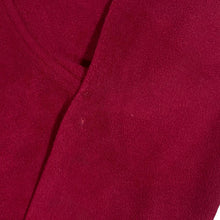 Load image into Gallery viewer, Vintage NORTH EAST Embroidered Spellout Red 1/4 Zip Pullover Fleece Sweatshirt
