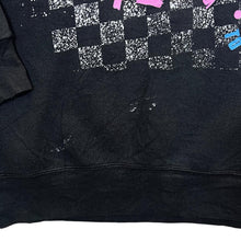 Load image into Gallery viewer, Vintage 90&#39;s Polaris Racing Snowmobiling Spellout Graphic Black Crewneck Sweatshirt
