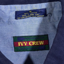 Load image into Gallery viewer, Vintage 90&#39;s Ivy Crew Multi Colour Block Striped Long Sleeve Button-Up Shirt
