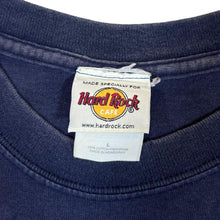 Load image into Gallery viewer, Vintage HARD ROCK CAFE &quot;Montreal&quot; Souvenir Logo Spellout Graphic Navy Blue T-Shirt
