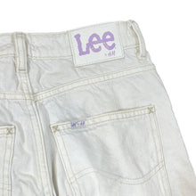 Load image into Gallery viewer, LEE x H&amp;M Classic White Denim Cotton High Waisted Tapered Mom Jeans
