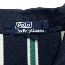 Load image into Gallery viewer, Vintage POLO RALPH LAUREN Multi Striped Embroidered Mini Logo Short Sleeve Polo Shirt
