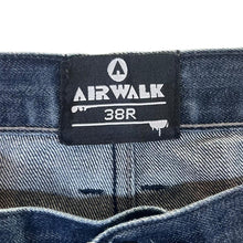 Load image into Gallery viewer, Early 00&#39;s AIRWALK Carpenter Cargo Skater Style Blue Denim Jeans
