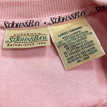 Load image into Gallery viewer, Vintage 90’s St John's Bay Embroidered Floral Gingham Check Trim Sweatshirt
