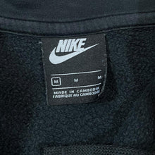 Load image into Gallery viewer, NIKE Classic Basic Embroidered Mini Logo Black Zip Hoodie
