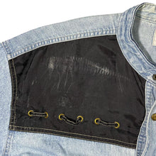 Load image into Gallery viewer, Vintage John Baner Blue Denim Cowboy Western Grandad Collar Long Sleeve Shirt
