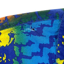 Load image into Gallery viewer, Vintage 90's B.S.R. Crazy Abstract Multi Coloured Short Sleeve Open Collar Cotton Shirt
