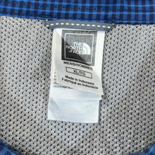 Load image into Gallery viewer, THE NORTH FACE TNF Vapor Wick Classic Plaid Check Short Sleeve Blue Black Shirt
