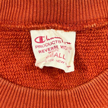 Load image into Gallery viewer, Vintage CHAMPION Reverse Weave Classic Embroidered Mini Logo Orange Crewneck Sweatshirt
