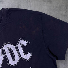 Load image into Gallery viewer, H&amp;M x AC/DC (2021) "Back In Black" Hard Rock Music Band Dark Grey T-Shirt
