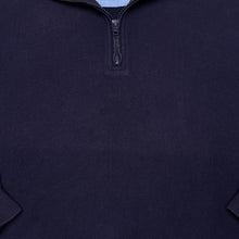 Load image into Gallery viewer, Early 00’s ORVIS Classic Basic Essential Striped Collar 1/4 Zip Pullover Sweatshirt
