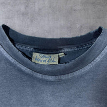 Load image into Gallery viewer, Early 00's Weird Fish "Scarfish" Parody Graphic Faded Grey Distressed T-Shirt
