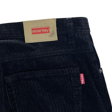Load image into Gallery viewer, Vintage STANLEY Made In Poland Classic Black Corduroy Cord Straight Leg Trousers
