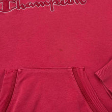 Load image into Gallery viewer, Champion American Classics Embroidered Big Spellout Red Pullover Hoodie
