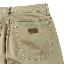 Load image into Gallery viewer, Early 00&#39;s WRANGLER &quot;Texas&quot; Classic Straight Leg Regular Fit Brown Beige Jeans
