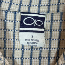 Load image into Gallery viewer, Early 00&#39;s OCEAN PACIFIC Skater Surfer Check Short Sleeve Open Collar Shirt
