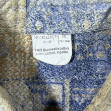 Load image into Gallery viewer, Vintage 90&#39;s Crazy Abstract Patterned Long Sleeve Cuffed Cotton Flannel Shirt
