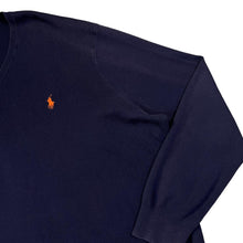 Load image into Gallery viewer, POLO RALPH LAUREN &quot;Pima Cotton&quot; Classic Embroidered Mini Logo V-Neck Sweater Jumper
