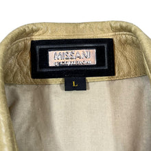 Load image into Gallery viewer, Vintage 90&#39;s MISSANI LE COLLEZIONI Genuine Real Mustard Beige Button Down Jacket
