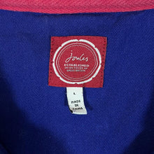 Load image into Gallery viewer, JOULES Colour Block Striped Embroidered Mini Logo 1/4 Zip Pullover Sweatshirt
