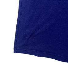Load image into Gallery viewer, Vintage Adidas Big Spellout Graphic Three Stripe Blue Yellow Cotton Ringer T-Shirt
