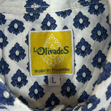 Load image into Gallery viewer, Vintage Les Olivades Made In Provence Patterned Western Long Sleeve Button-Up Shirt
