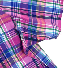 Load image into Gallery viewer, Ralph Lauren Pink Multi Plaid Check Short Sleeve Button-Up Cotton Shirt
