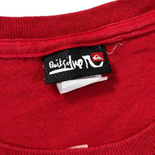 Load image into Gallery viewer, QUIKSILVER Classic Skater Surfer Logo Spellout Graphic T-Shirt
