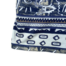Load image into Gallery viewer, Vintage  90&#39;s Huricane Menswear Crazy Abstract Patterned Long Sleeve Pullover Polo Shirt
