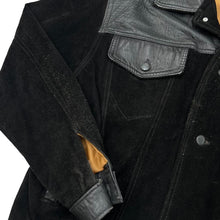 Load image into Gallery viewer, Vintage 90’s Western Trucker Biker Style Genuine Suede Leather Jacket
