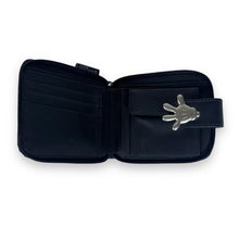 Load image into Gallery viewer, Early 00&#39;s DISNEYLAND PARIS Mickey Mouse PVC Faux Leather Effect Zip Wallet
