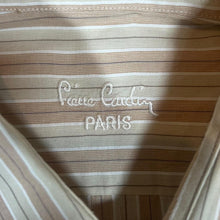 Load image into Gallery viewer, Vintage PIERRE CARDIN PARIS Multi Striped Long Sleeve Cotton Dress Shirt
